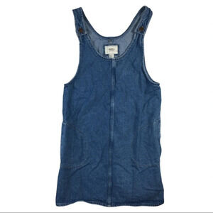 WJ411 Women’s Forever 21 VSCO Denim Overall Jean Dress S